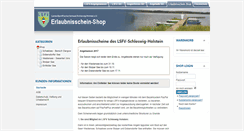 Desktop Screenshot of erlaubnisscheine-sh.de